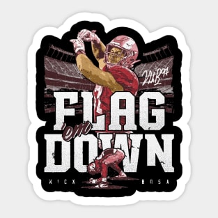 Nick Bosa San Francisco Flag Plant Sticker